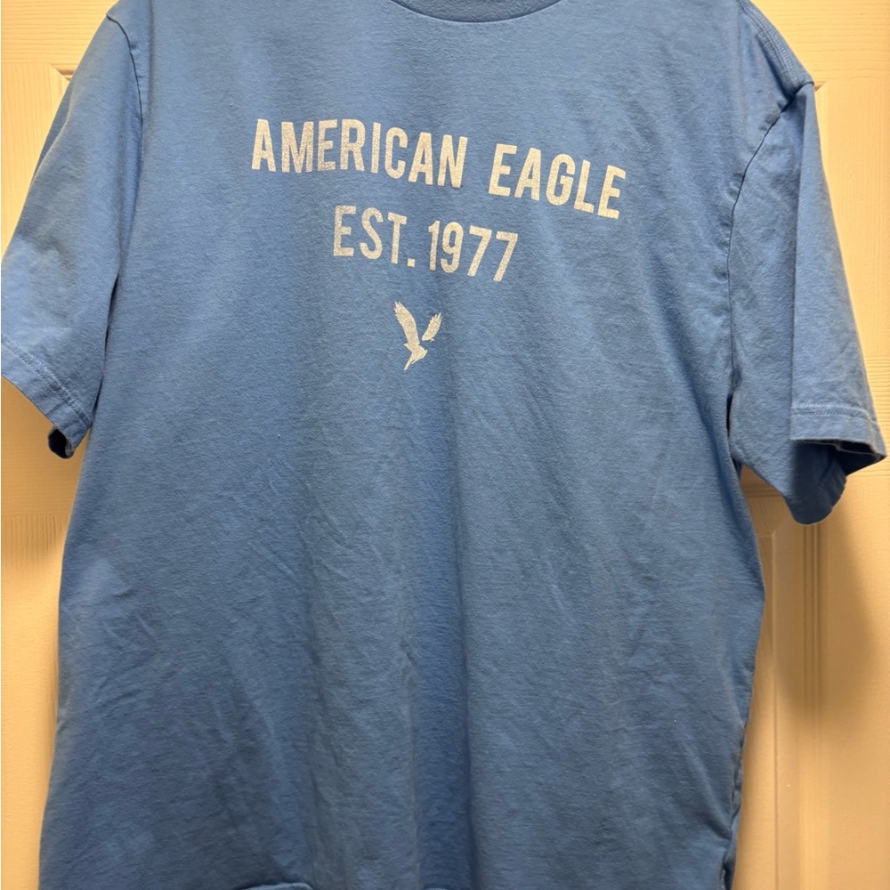American Eagle Outfitters Blue Short Sleeve Tee